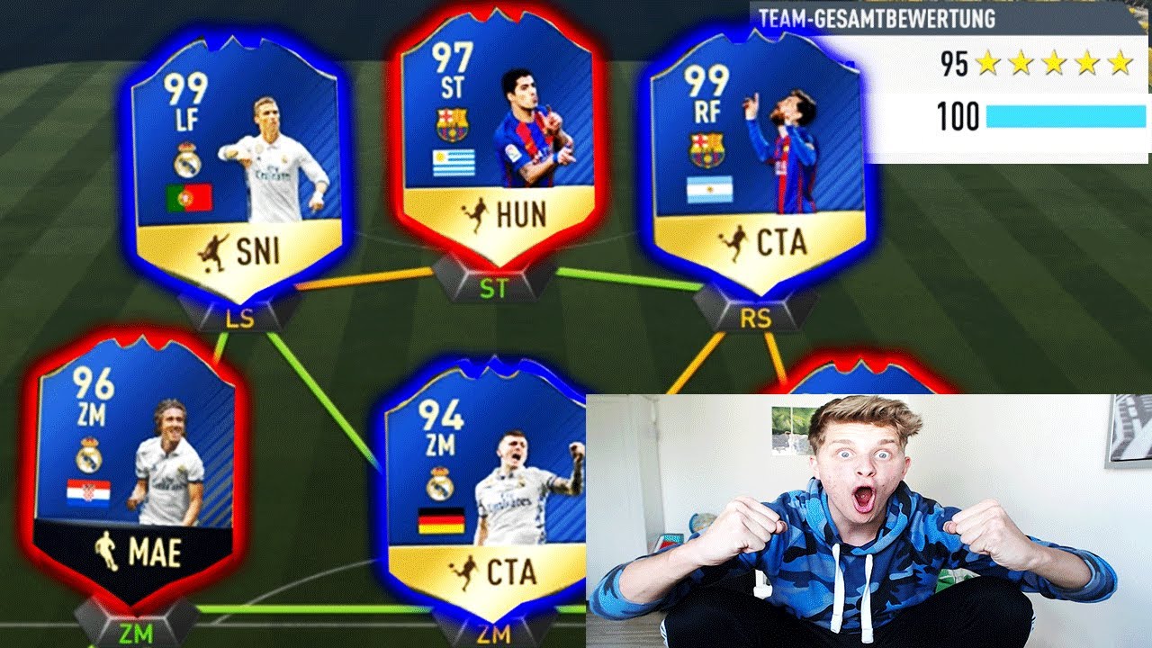 100 % UNMÖGLICHE 195 RATED TOTS FUT DRAFT CHALLENGE!! 🔥⚽🔥 - FIFA 17 ULTIMATE TEAM (DEUTSCH)