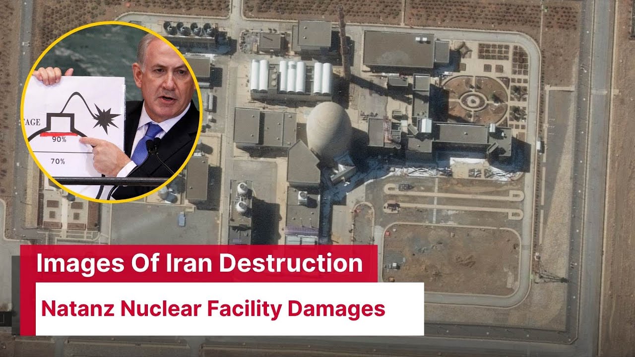 Satellite Imagery Shows Iran&rsquo;s Natanz Nuclear Facility Damaged in Israeli Strikes | AH1E