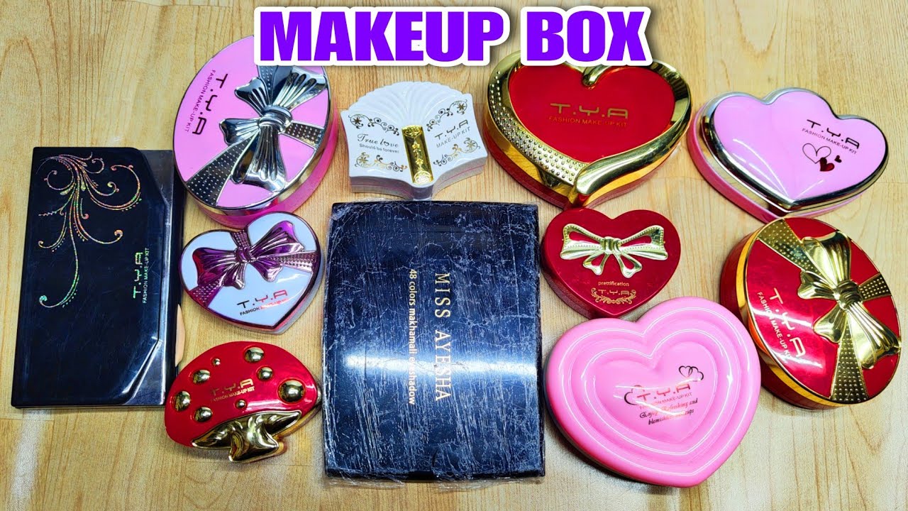 Makeup Box Unboxing and Review |Cheap Makeup Box and Makeup Kit | Small Makeup Box Opening &Review 1