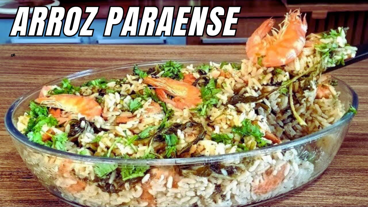 ARROZ PARAENSE / FÁCIL E DELICIOSO 😋 PASSO A PASSO 🦐