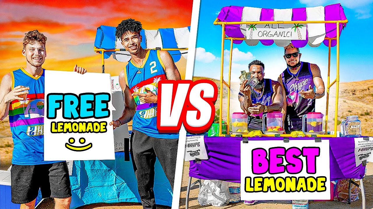 Who Can Make The Most MONEY With A Lemonade Stand Challenge