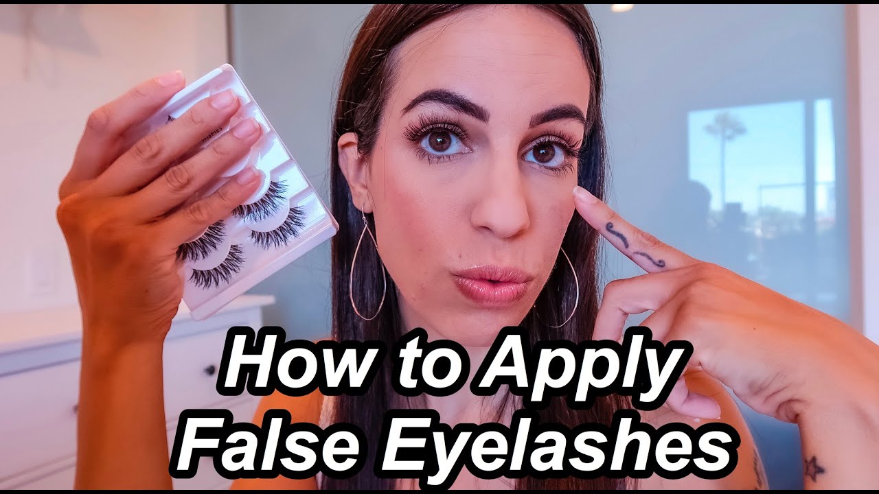 How To Apply False Eyelashes WITHOUT eyeliner - Ardell Wispies