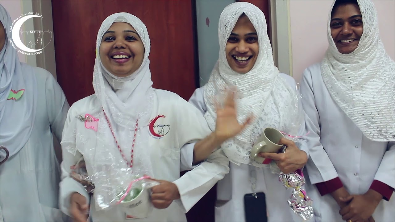 #مركز_القلب_ بالمدينة يعايد التمريض