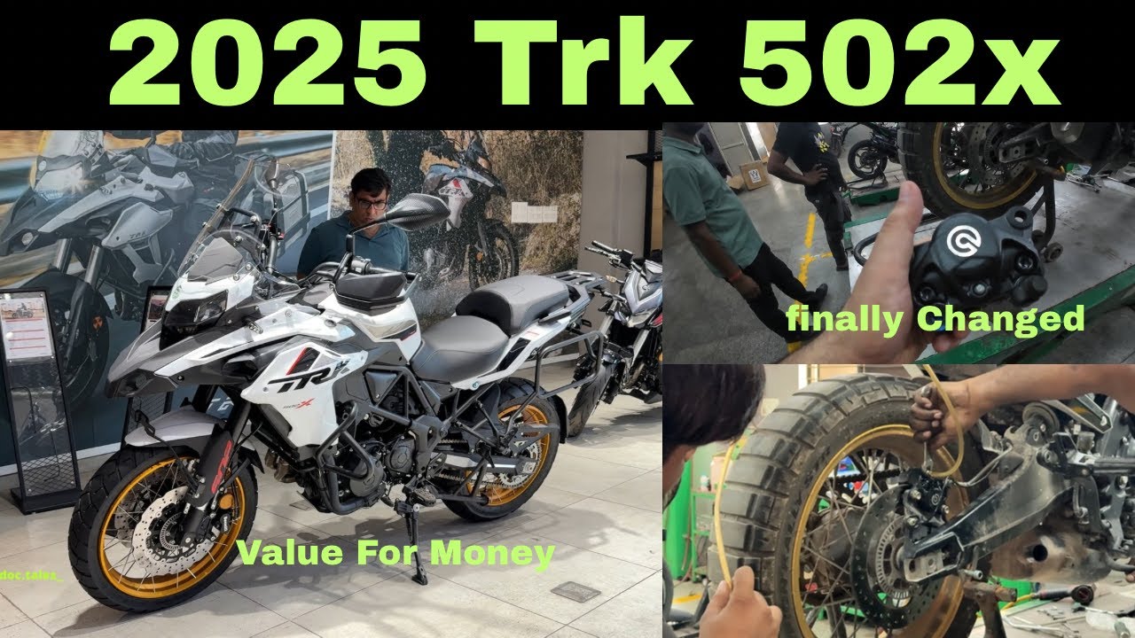 All New 2025 TrK 502x 🤩 || Finally Callipers Changed After Months ft Moto Morini Xcape 650x