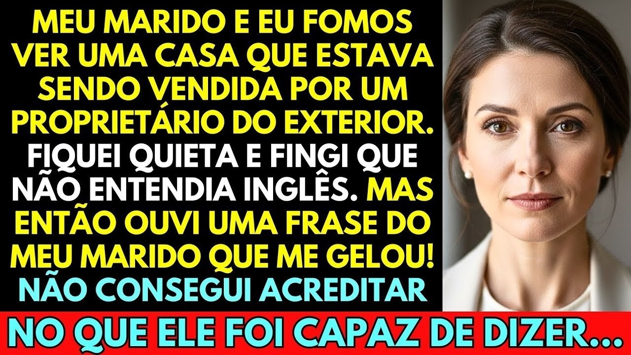 NA VISITA À CASA DO PROPRIETÁRIO ESTRANGEIRO, OUVI MEU MARIDO DIZER ALGO QUE ME DEIXOU GELADA…