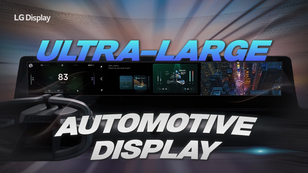 The Future Mobility is Here! Ultra Large Automotive Display 🚘 | D-Tech