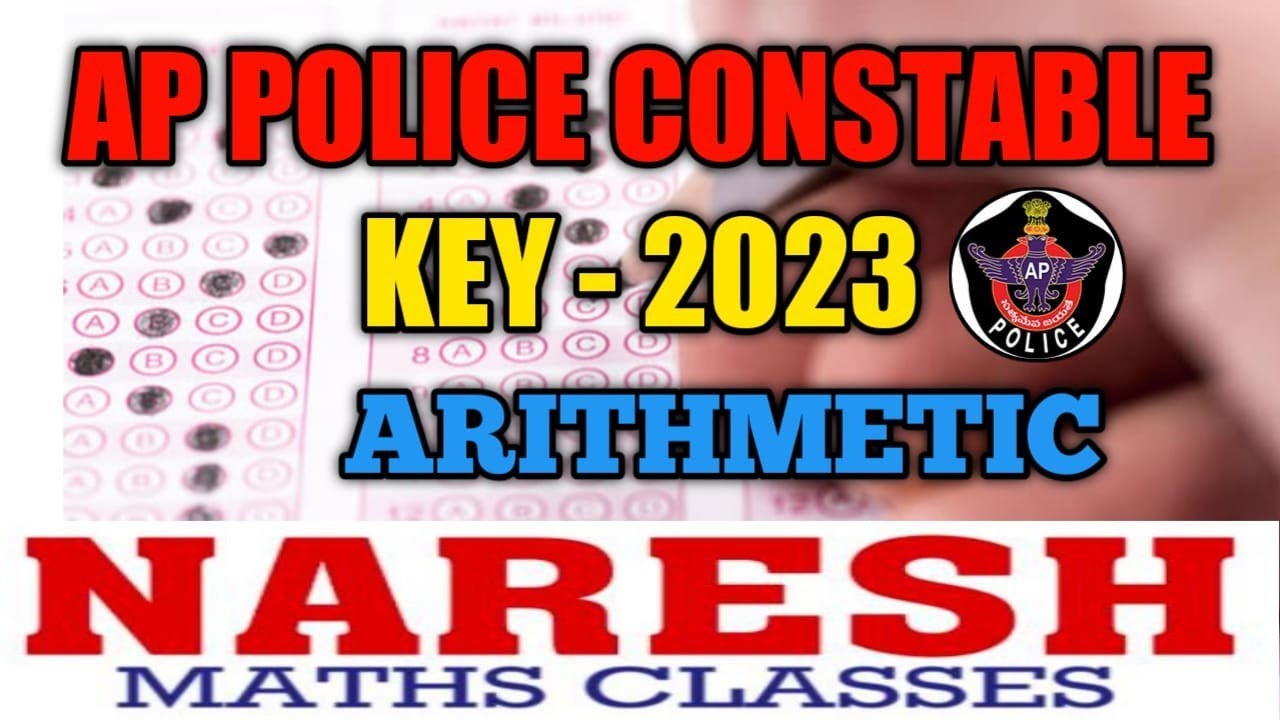 AP CONSTABLE - 2023 # ARITHMETIC KEY #apslprb