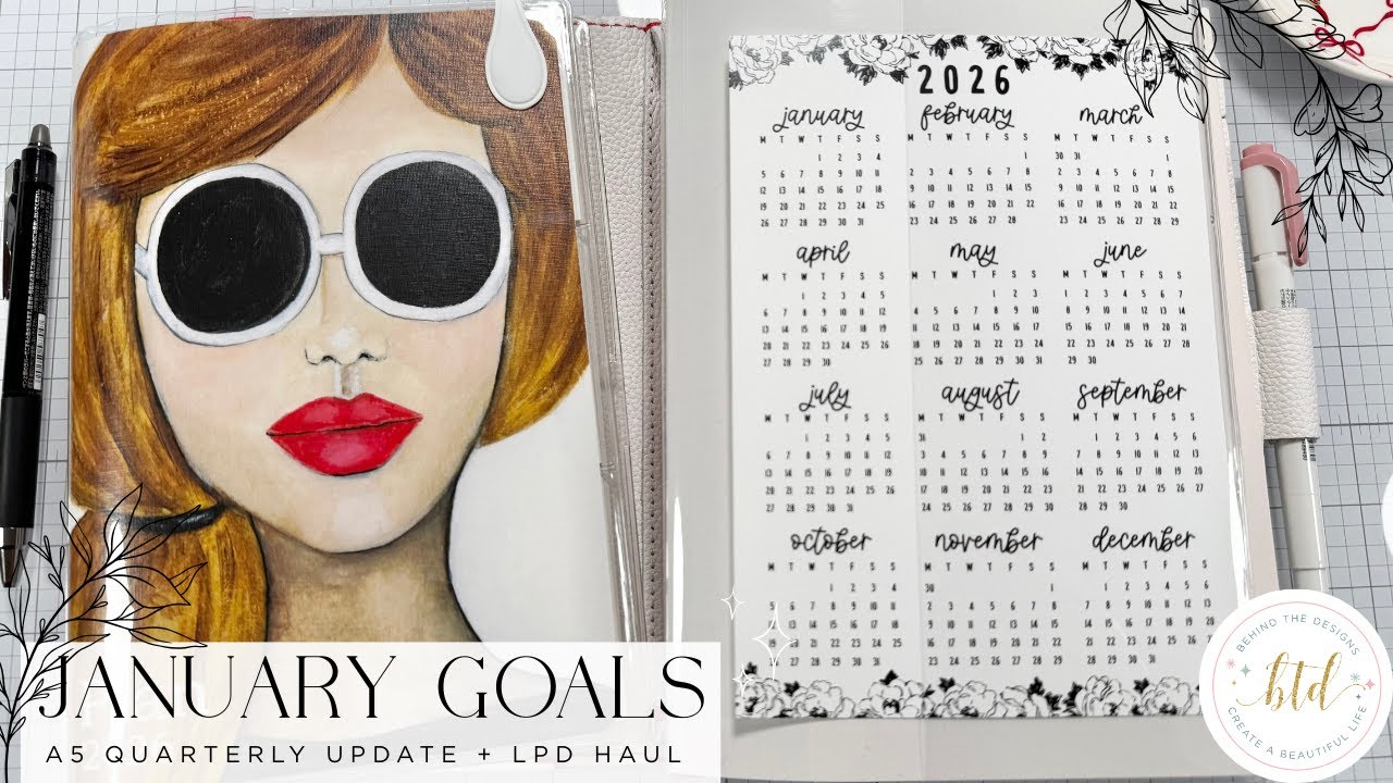 Цели на январь в планировщике. Идеальный ежеквартальный планировщик формата А5. Журнал Bullet Jou...