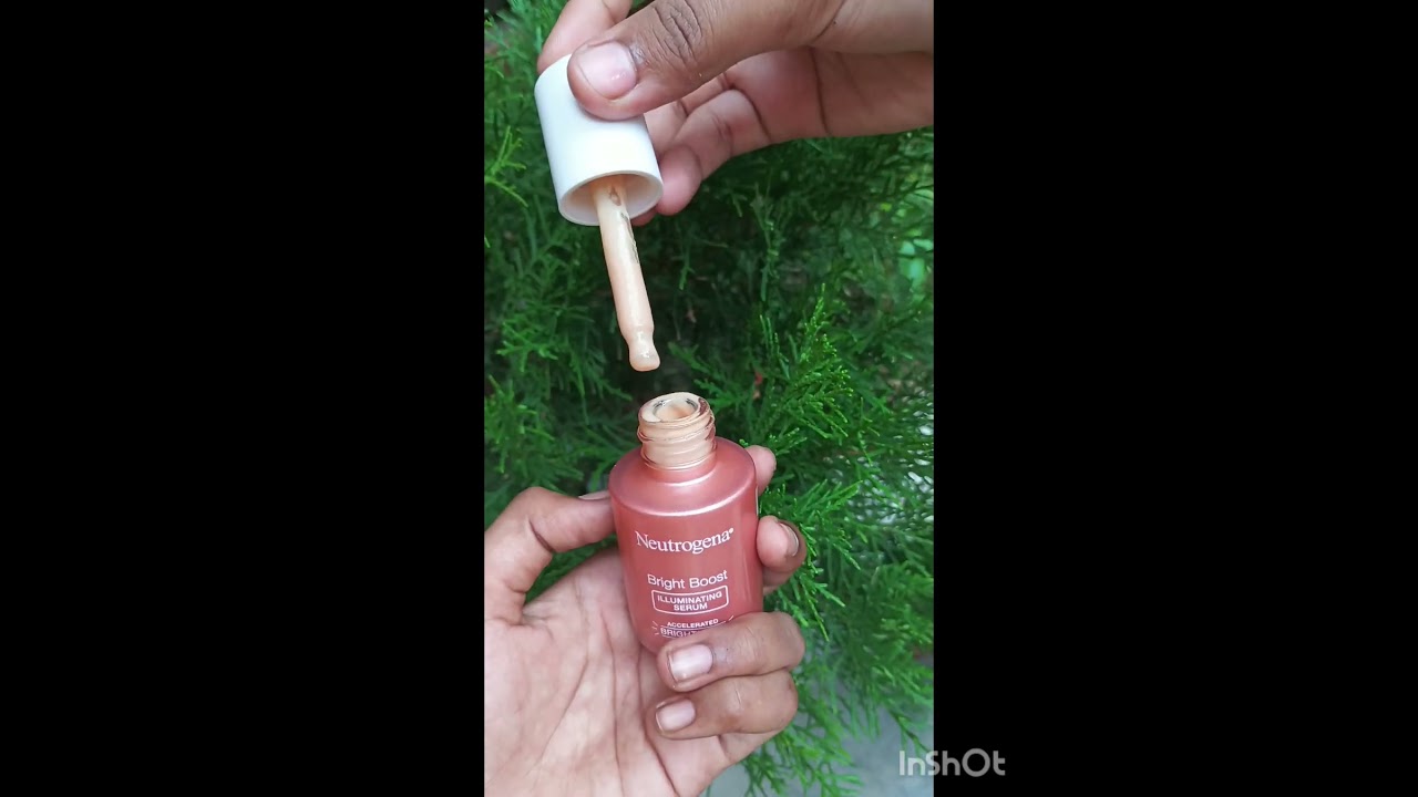 Best serum for glowing skin🌟 Neutrogena Bright Boost serum review! #review #serum #shorts #trending