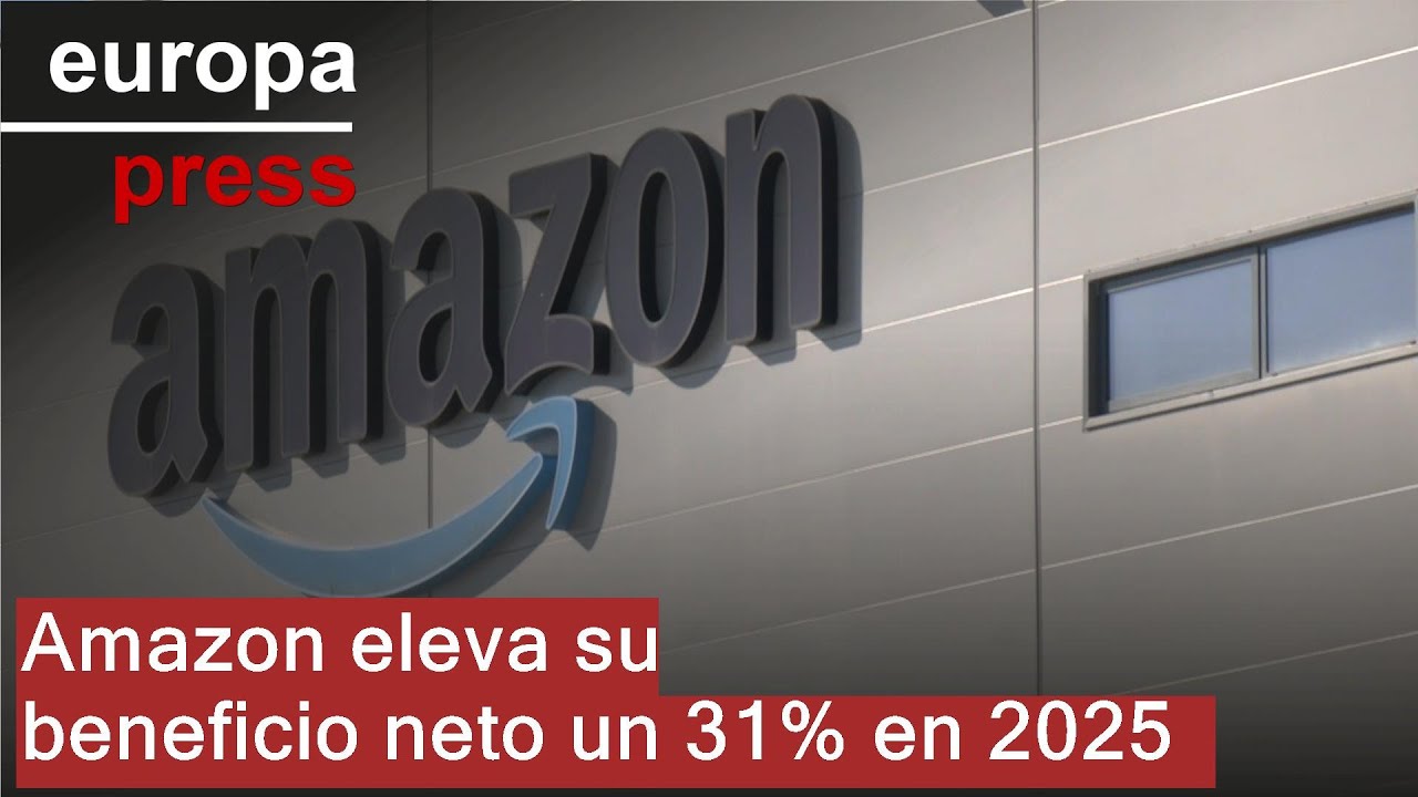 Amazon eleva su beneficio neto un 31% en 2025