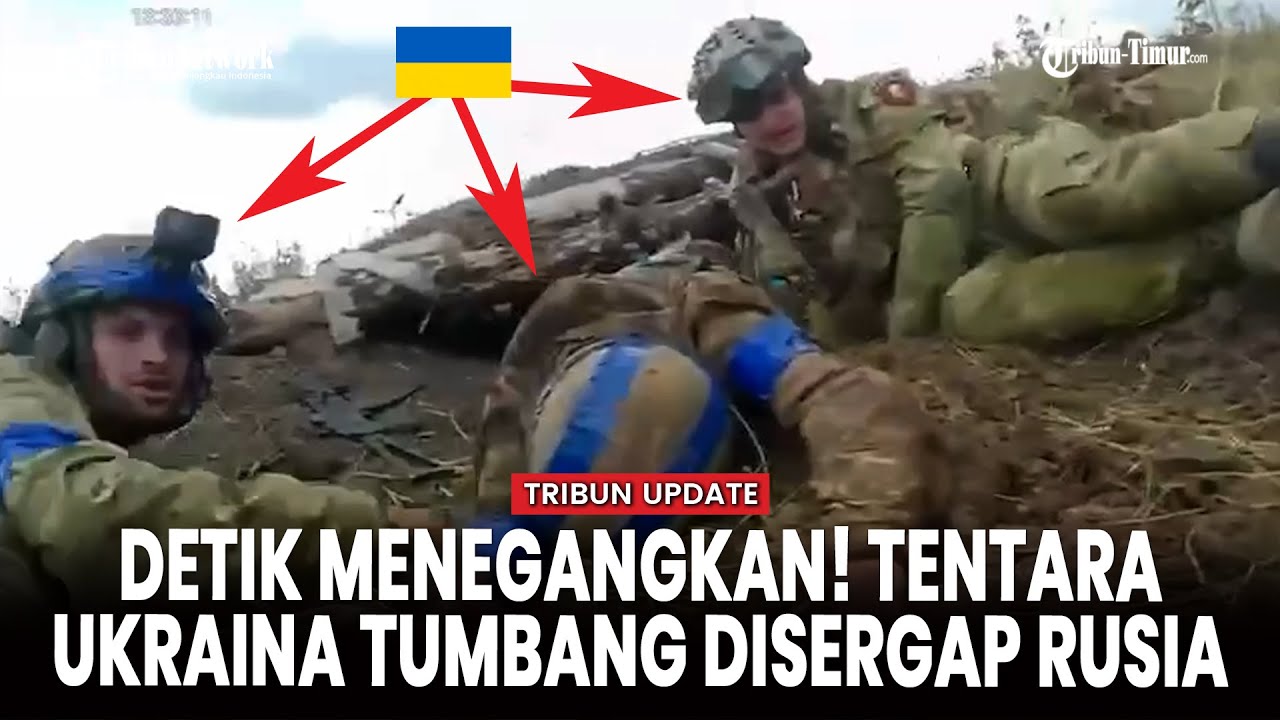 Rekaman Baku Tembak Sengit Rusia-Ukraina, Prajurit Terluka di Bawah Hujan Peluru