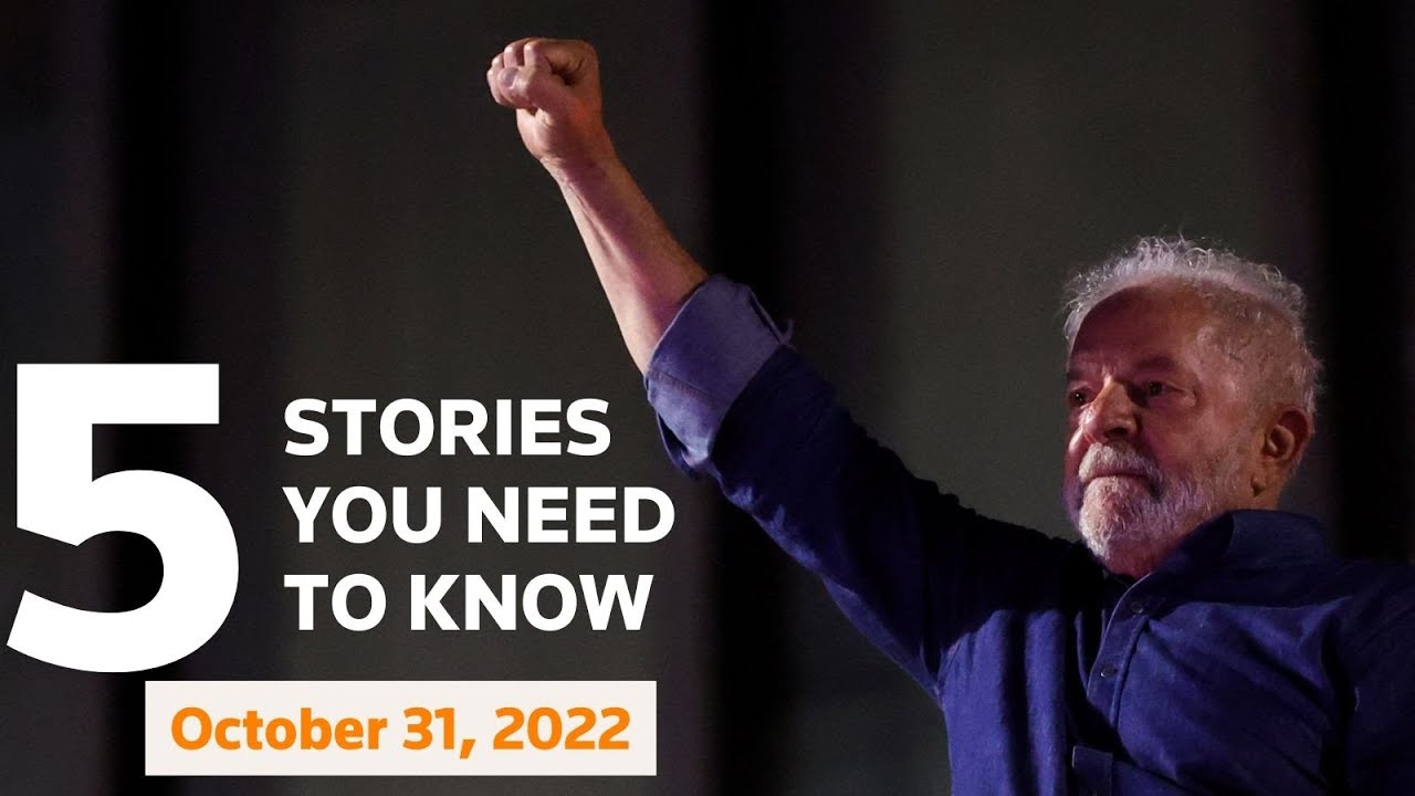 October 31, 2022: Ukraine grain ships, Lula, Itaewon Halloween crush, India bridge collapse, Trump