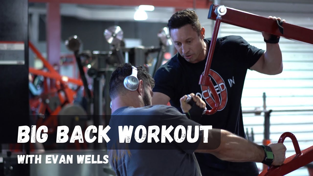 My starting physique // Back day with Evan Wells