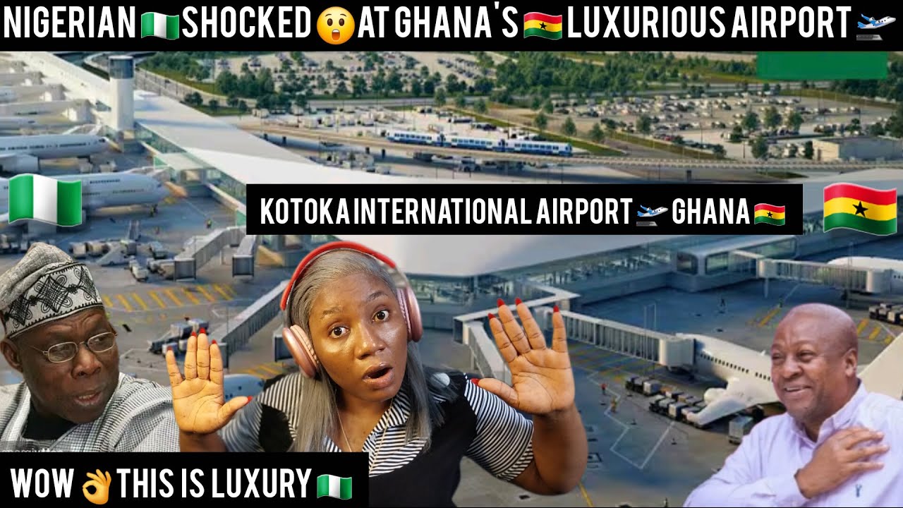 РЕАКЦИИ НИГЕРИЙЦЕВ🇳🇬 В ПРЯМОМ ЭФИРЕ‼️🔥😲 НА САМЫЙ РОСКОШНЫЙ АЭРОПОРТ ГАНЫ🇬🇭 🛫 🙌🙊