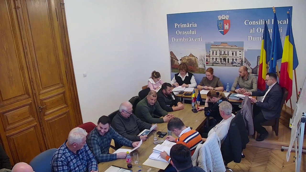 Sedinta de Consiliu Extraordinara de indata 12.02.2026 - Orasul Dumbraveni