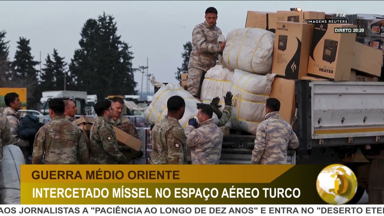 DI | NATO INTERCETA NOVO MÍSSIL NA TURQUIA | ERDOGAN AVISA IRÃO
