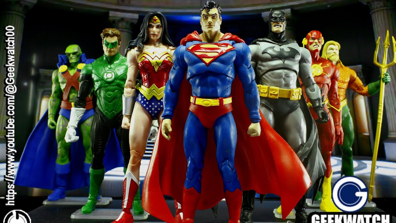 Toy Display #002 : Justice League of America - Founding Members | DC Multiverse | McFarlane Toys
