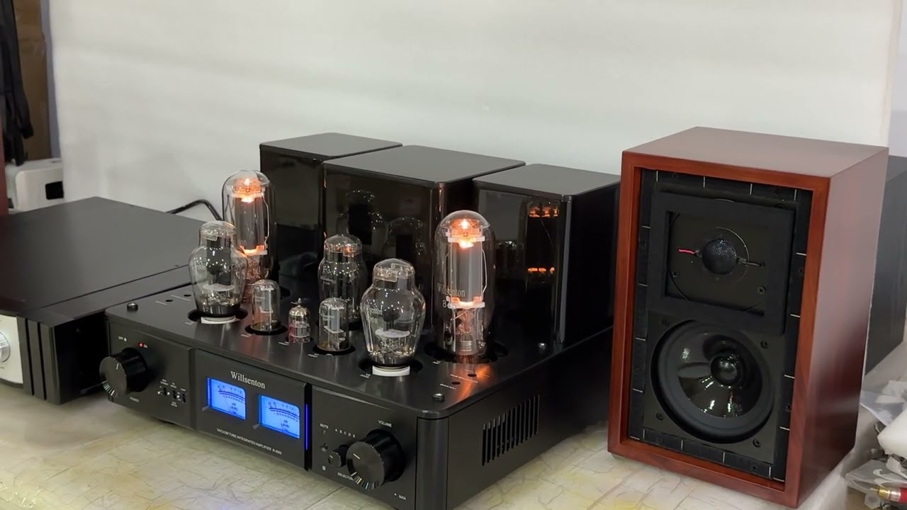 Hi End Sound Test Willsenton R800i 845  Tube Single-Ended Power Amplifier
