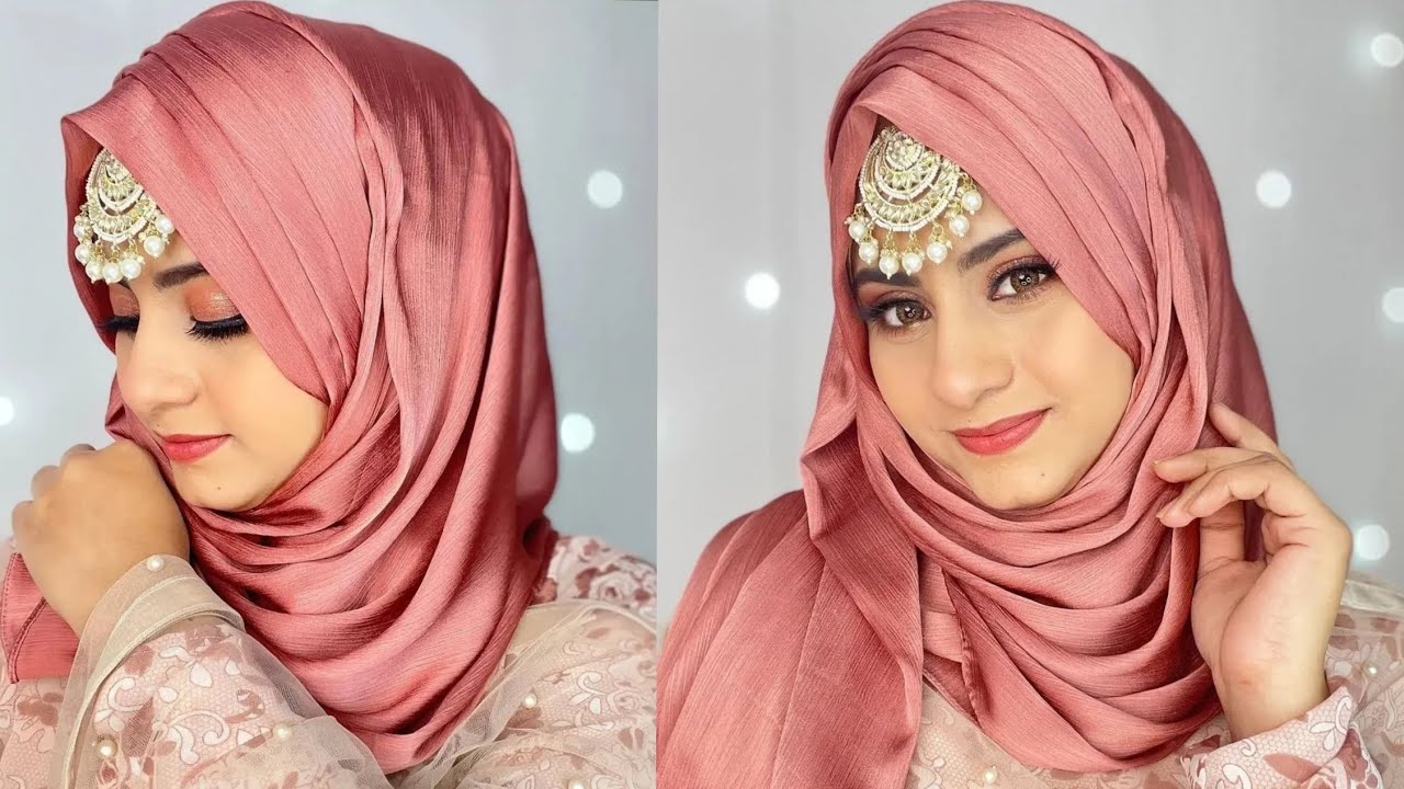 muna satin hijab tutorial • @huda.boutique