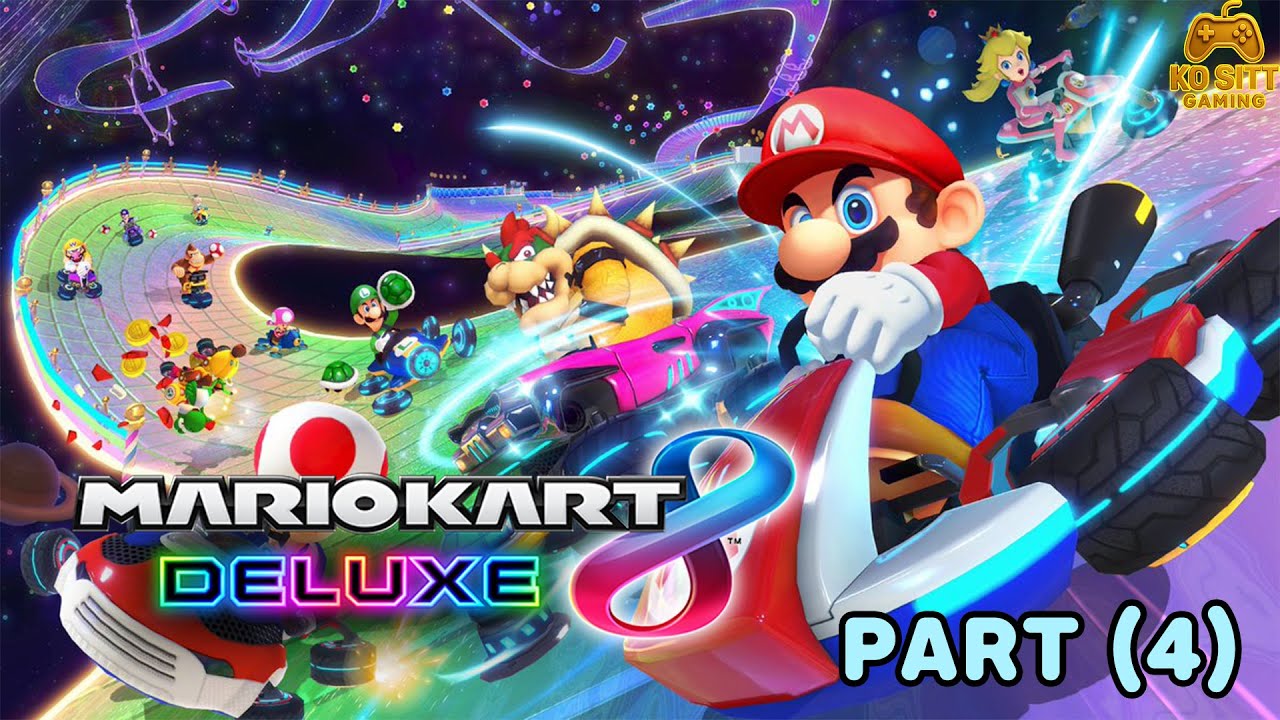 Mario Kart 8 Deluxe Gameplay Part (4) Nitendo Switch