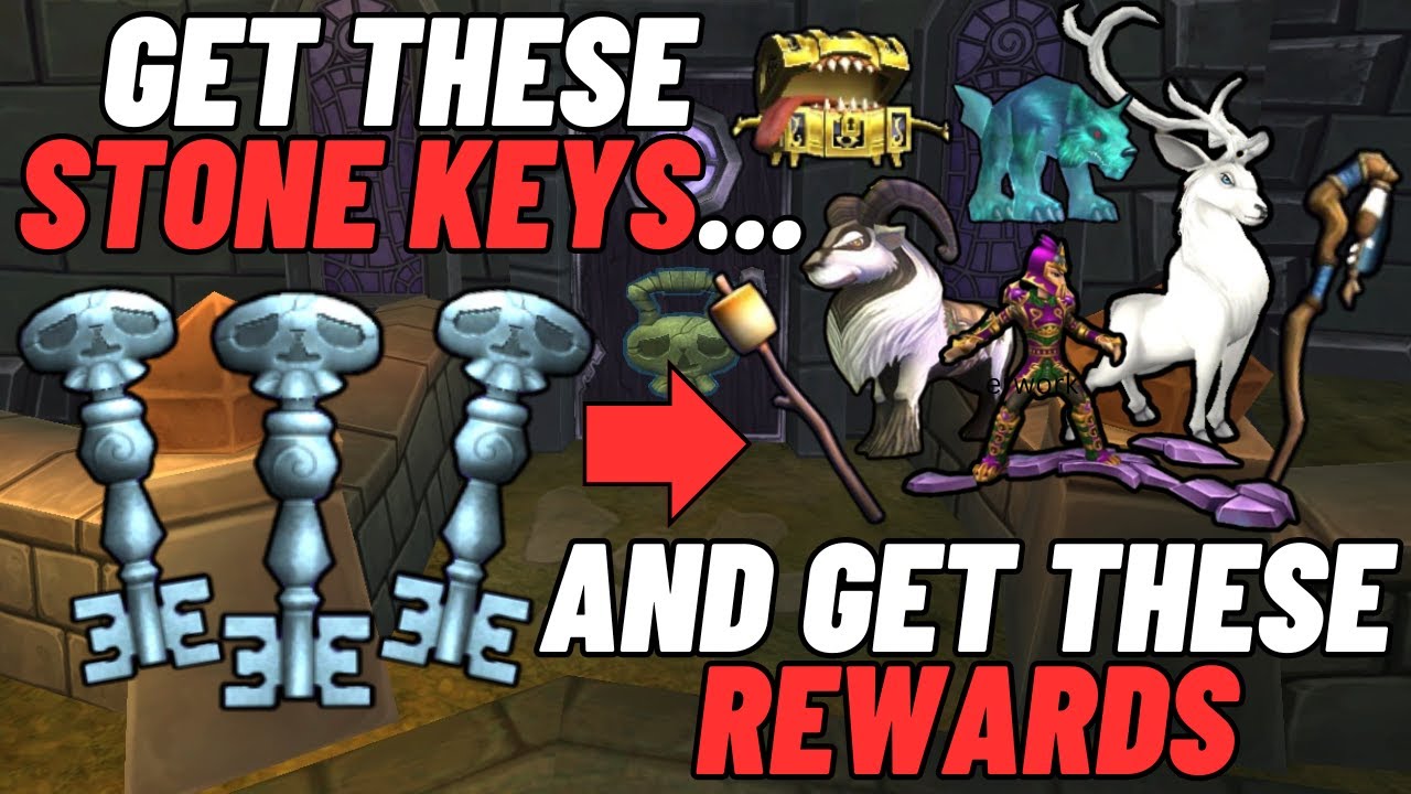 Wizard101| The BEST Ways To Get Stone Skeleton Keys!