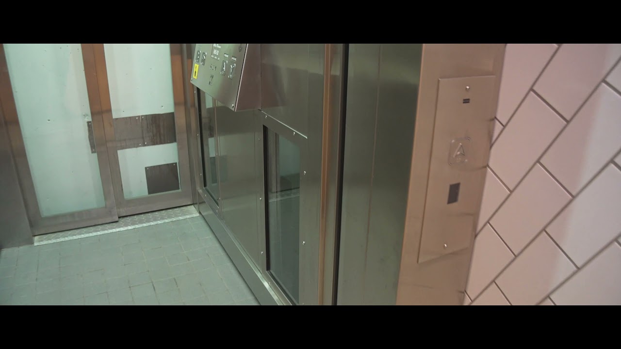 Sweden, Stockholm, Jordbro Train Station, KONE elevator