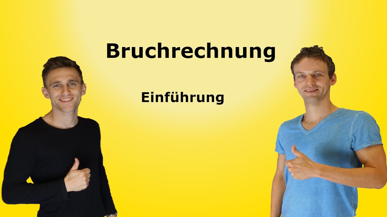 Bruchrechnung - Einführung, Aufgaben + Lösungen