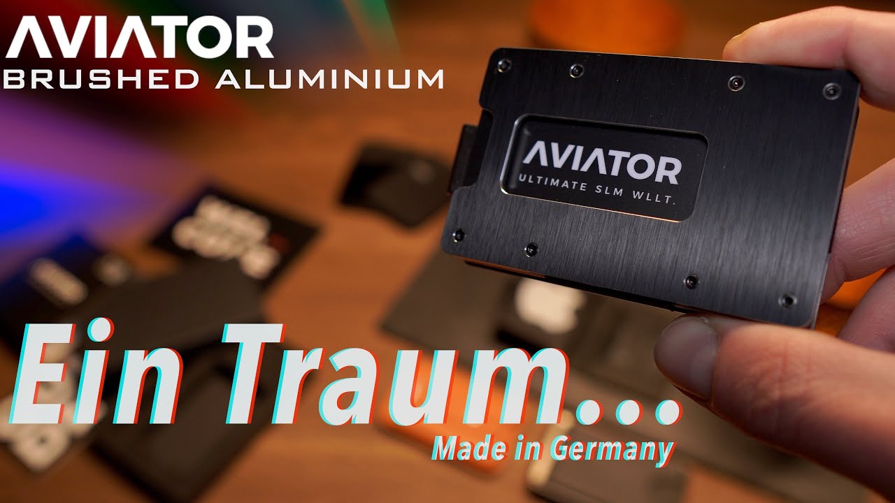 Aviator Slim Wallets! Liebe fürs Detail direkt aus Bayern - 2 Minuten Fakten und mein Review!