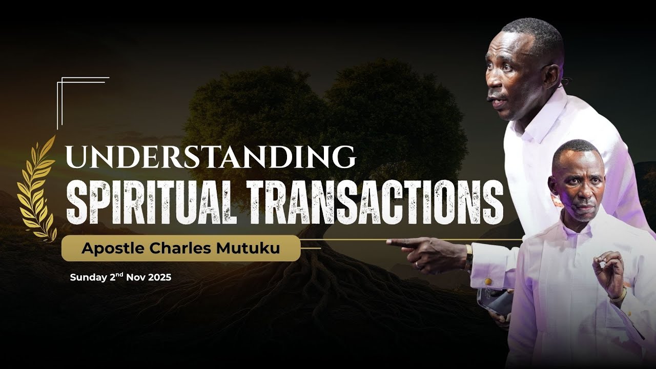 2ND NOVEMBER 2025 | SUNDAY SERVICE | APOSTLE CHARLES MUTUKU| UNDERSTANDING SPIRITUAL TRANSACTIONS