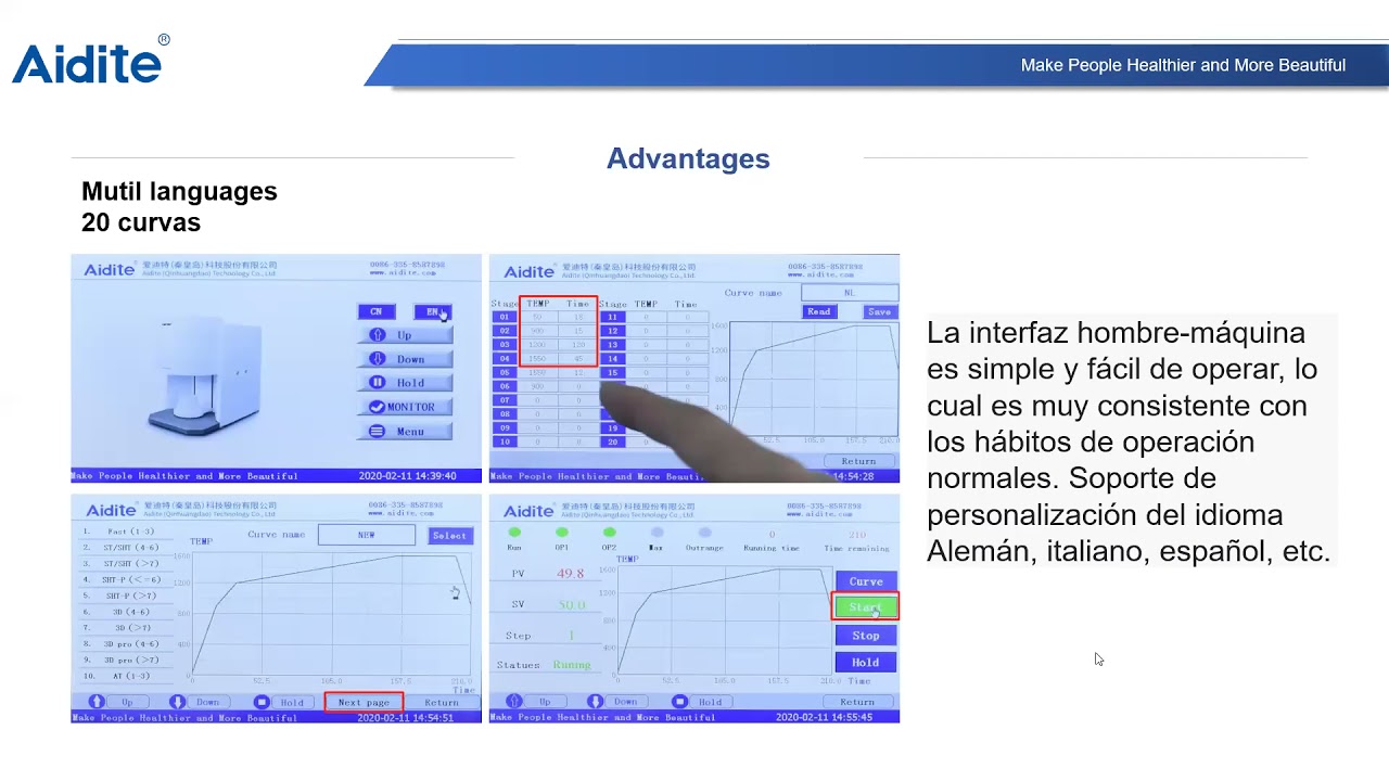 20210710 Aidite webinar Zirconia sintering furnace and porcelain oven