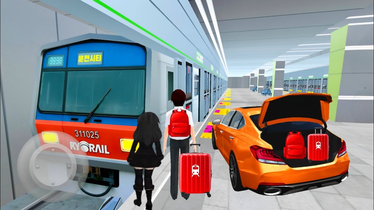 New Car to Subway MetroRail Travelling Experience 🚗➡️🚇 | 3D Driving Class 2026 Android iOS Gameplay