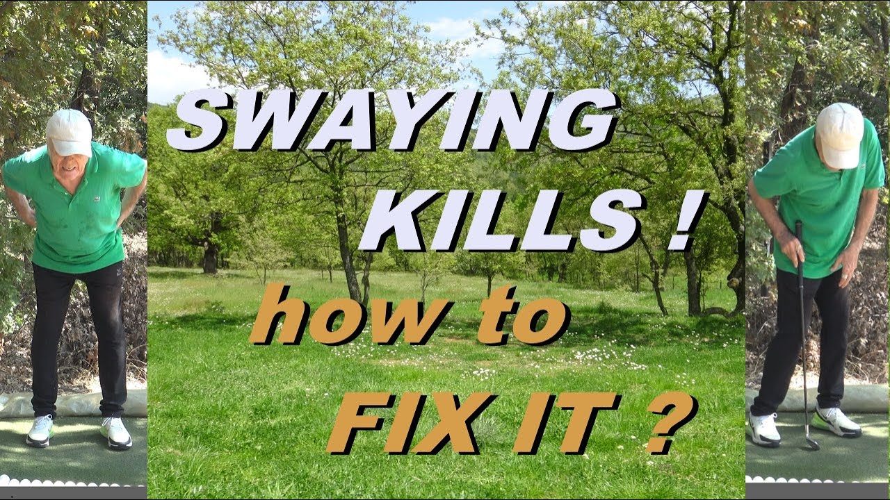( if you SWAY ) ( you can NOT RESIST ) ( with LEAD FOOT ) and ( CLEAR LEAD HIP ) in downswing #golf