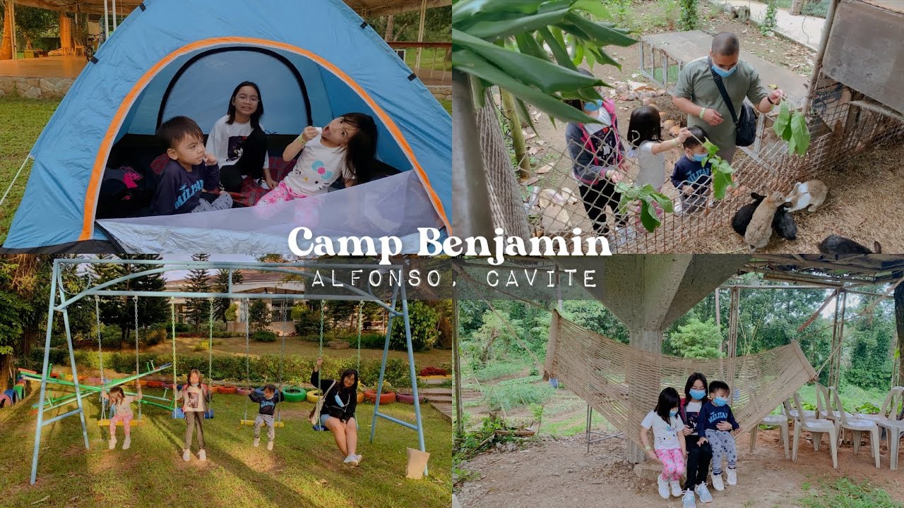 🏕 Camp Benjamin, Alfonso, Cavite (Secured Camping, Farm Experience, Biking and more)