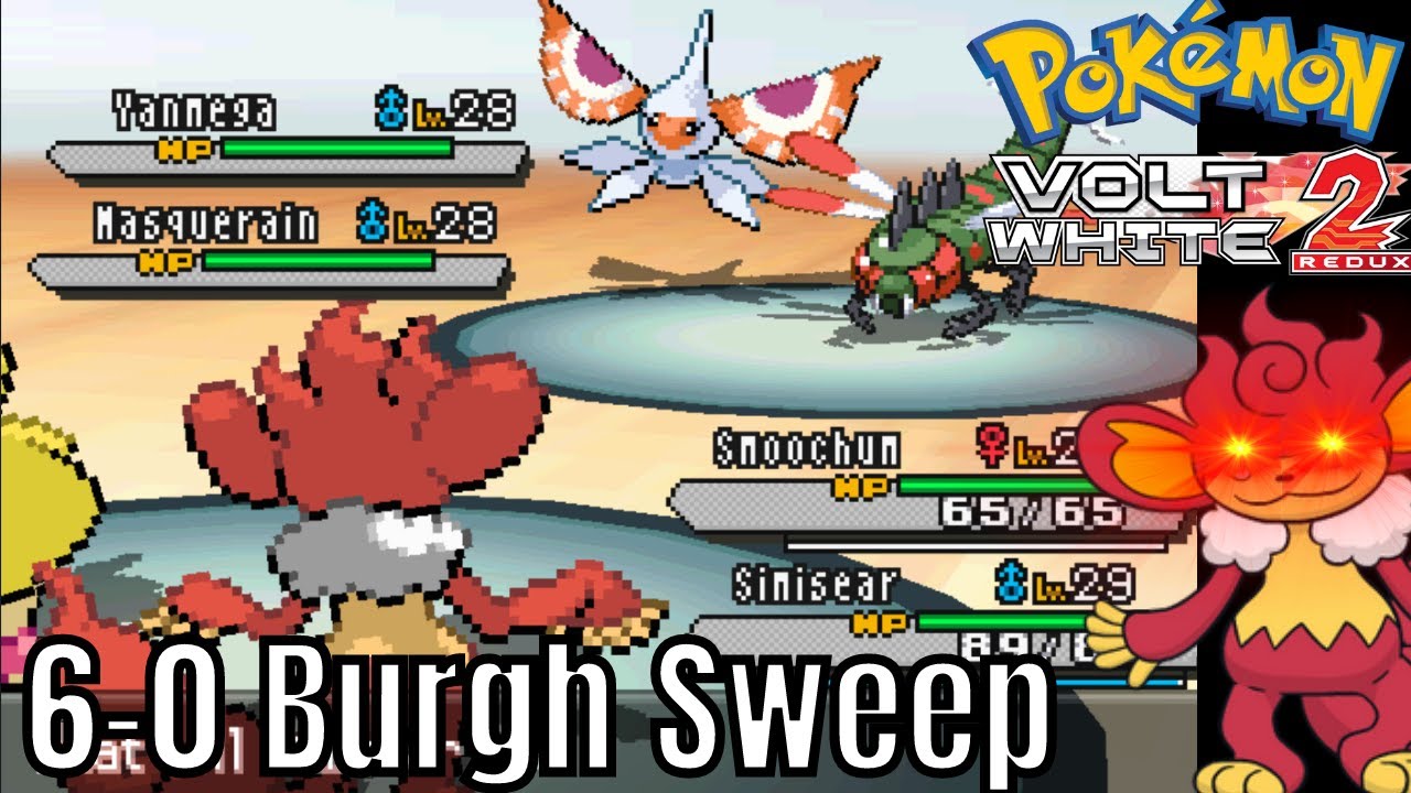 Blaze Black 2 Redux nuzlocke strategies: Sweeping Burgh with Simisear