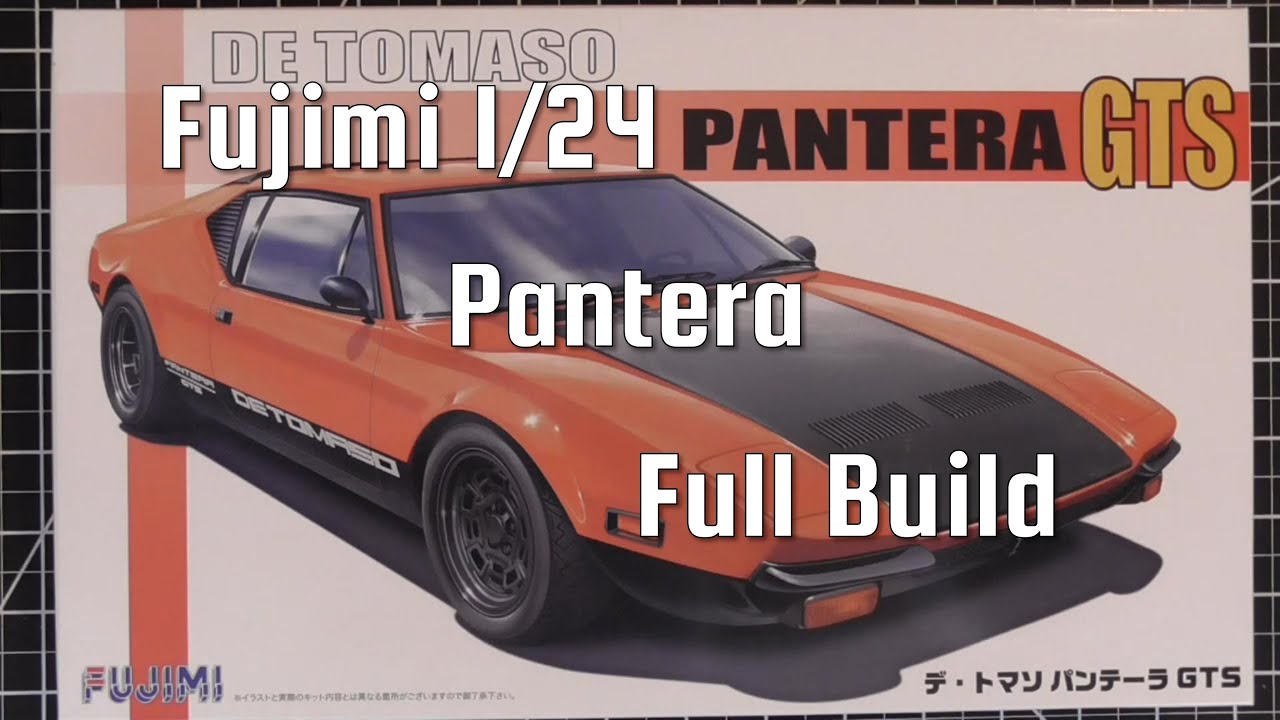 Fujimi 1/24 De Tomaso Pantera Full Build