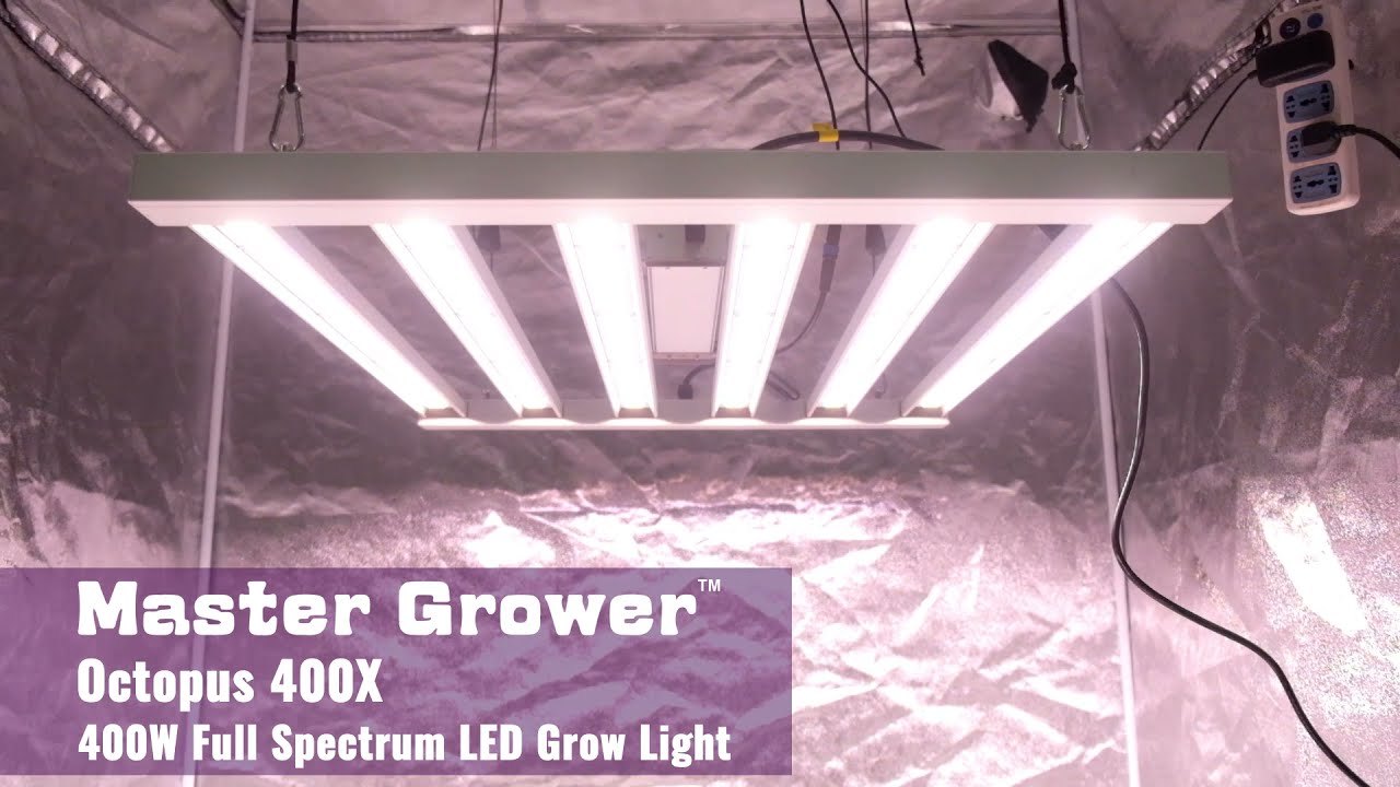 400W LED Grow Light for Full Spectrum || Octopus 400X || Master Grower