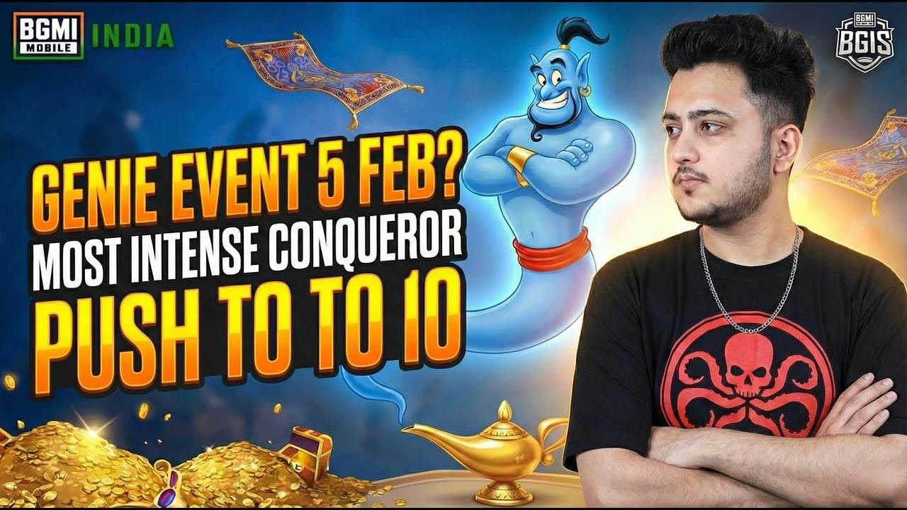 GENIE EVENT SOON, MOST INTENSE CONQUEROR RANK PUSH TO TOP 50 LIVE!