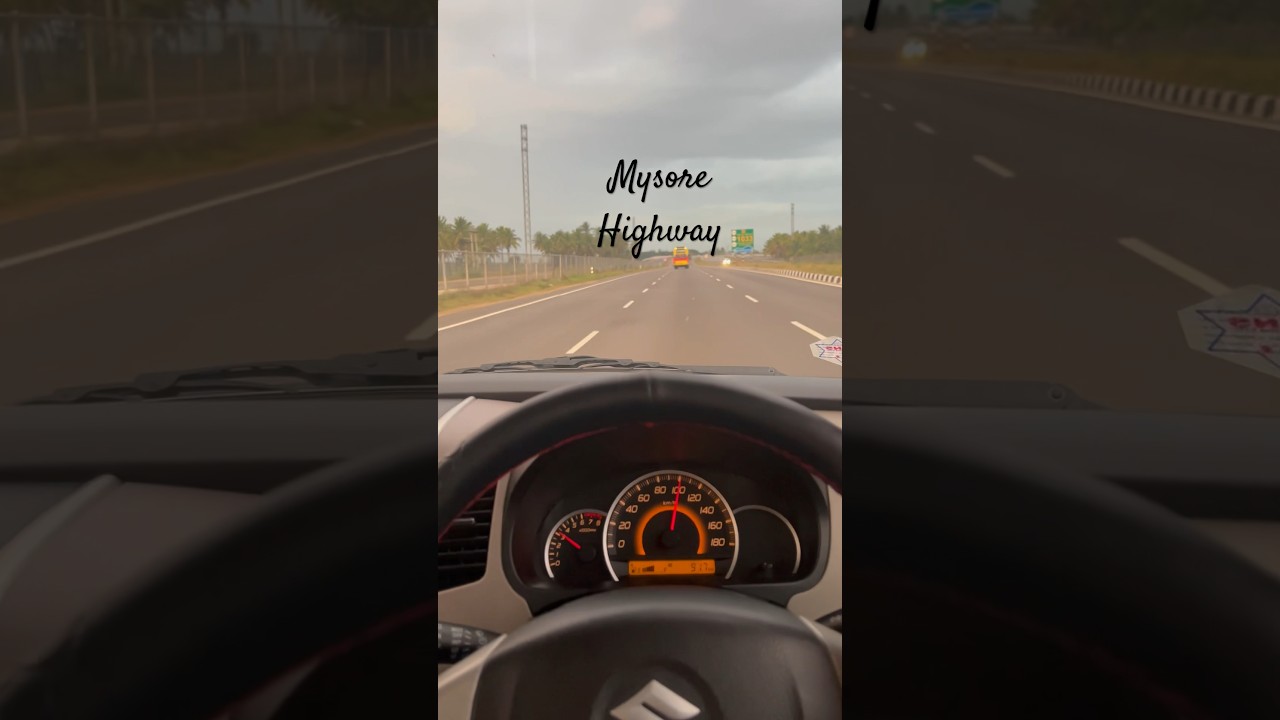 Speed Limit on Banglore Mysore highway ⁉️Driving #banglore #mysore #highway #speed #cardriving