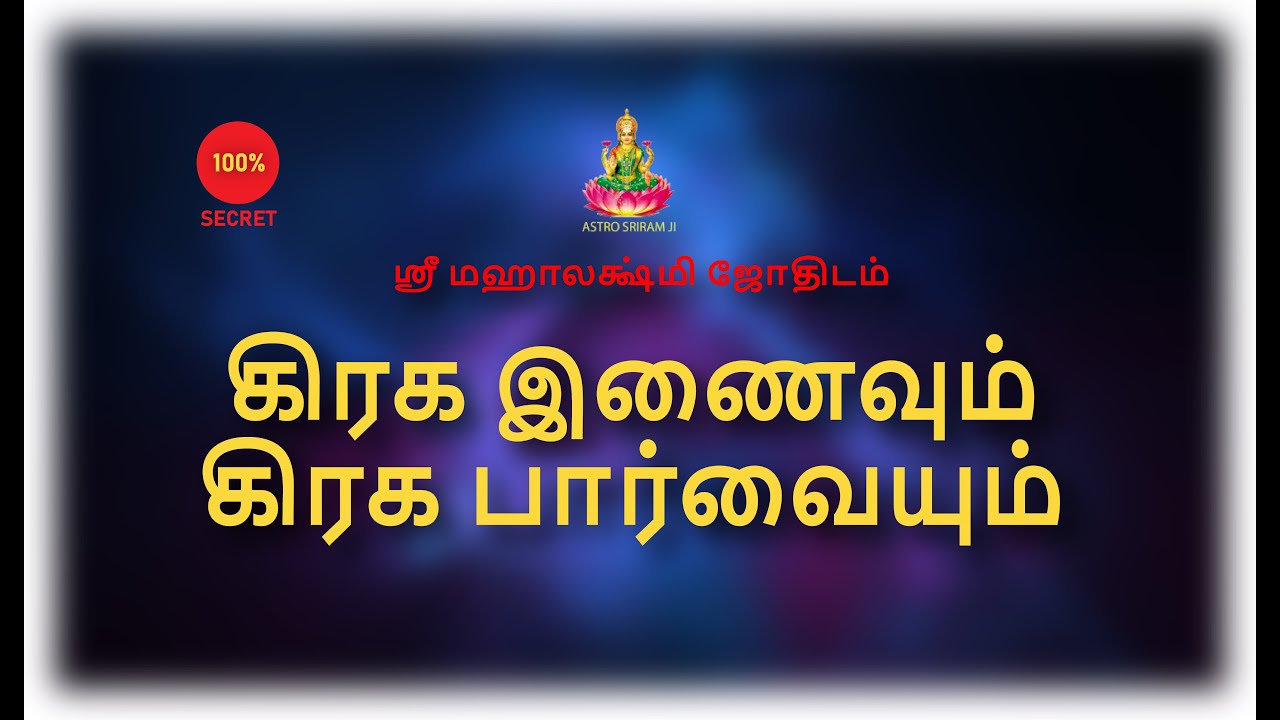 கிரக இணைவும் - கிரக பார்வையும் | 