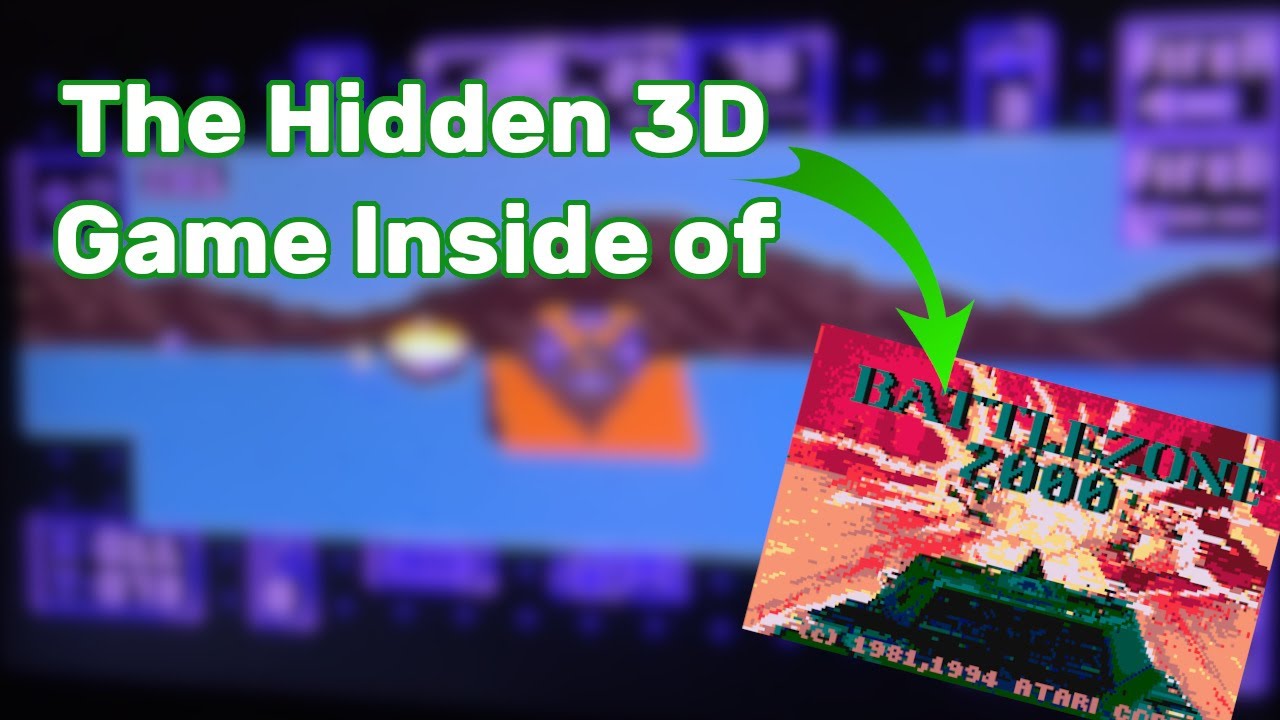 The Hidden 3D Game In BattleZone 2000 [Atari Lynx]