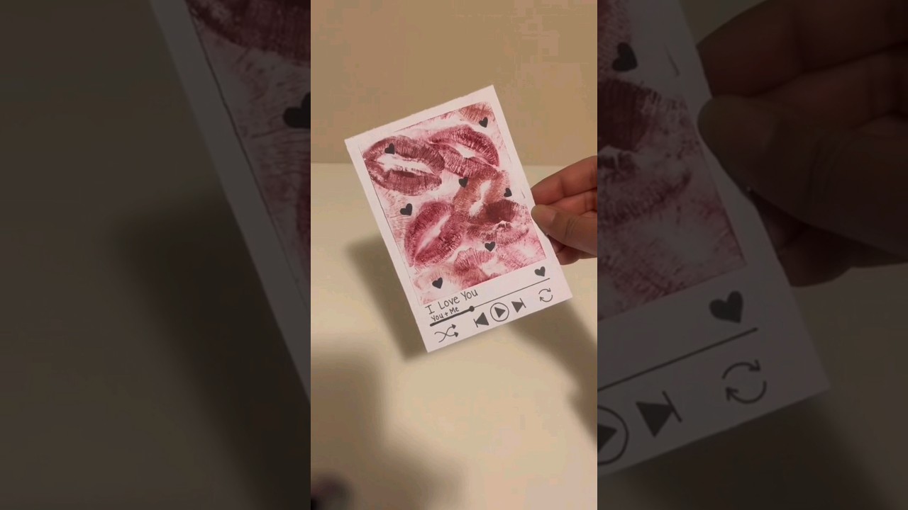 #valentinesday ideas : Kisses card or #birthdayideas