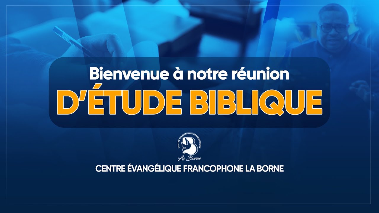 culte d'étude biblique/ Mercredi 21 janvier 2026