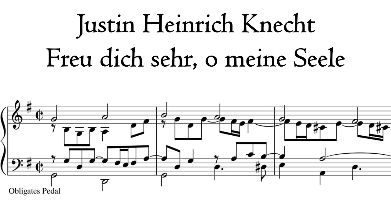 Knecht - Chorale Prelude 