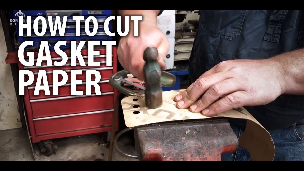 How to cut gasket paper