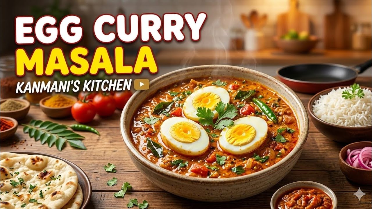 Tasty Egg curry masala
