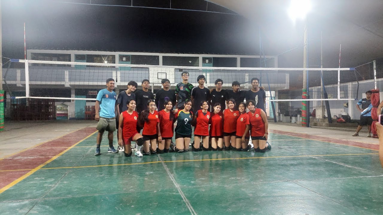 VOLEY🏐 || PRACTICA | JUCU | Categoria U15 (femenina) Vs Mayores (Masculino) | Parte 1/3  (Fin 1-2) 