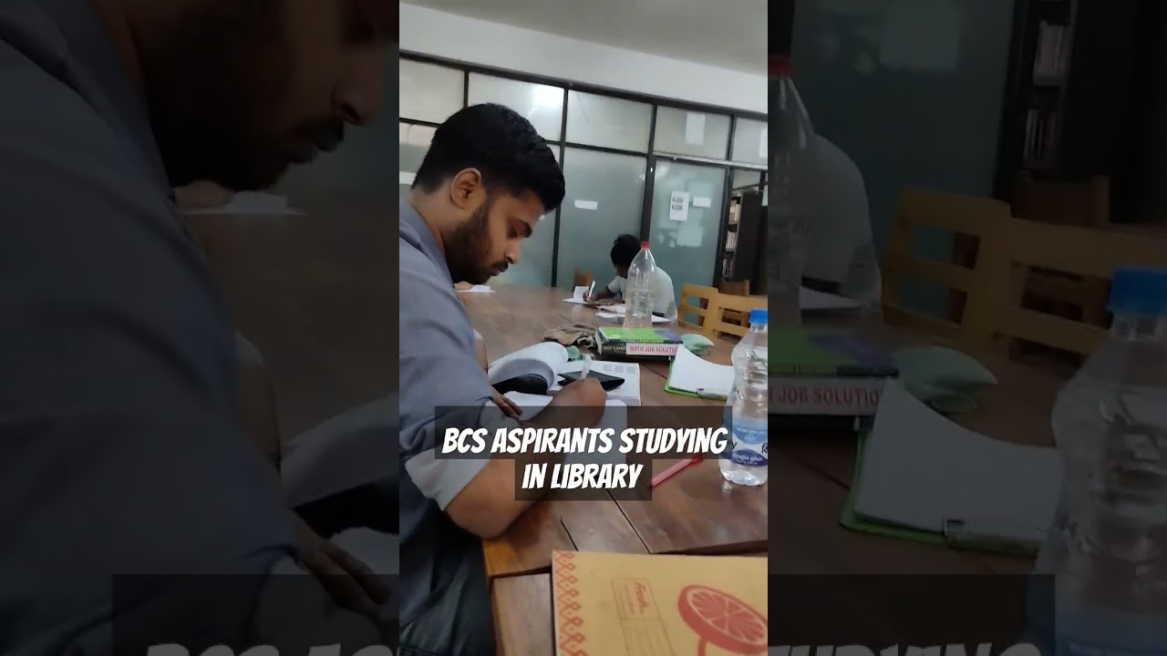 BCS Aspirants studying in GSTU Central Library #motivation #bcs