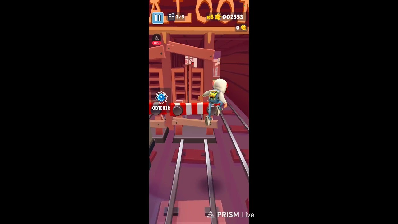 Live subway surfer !