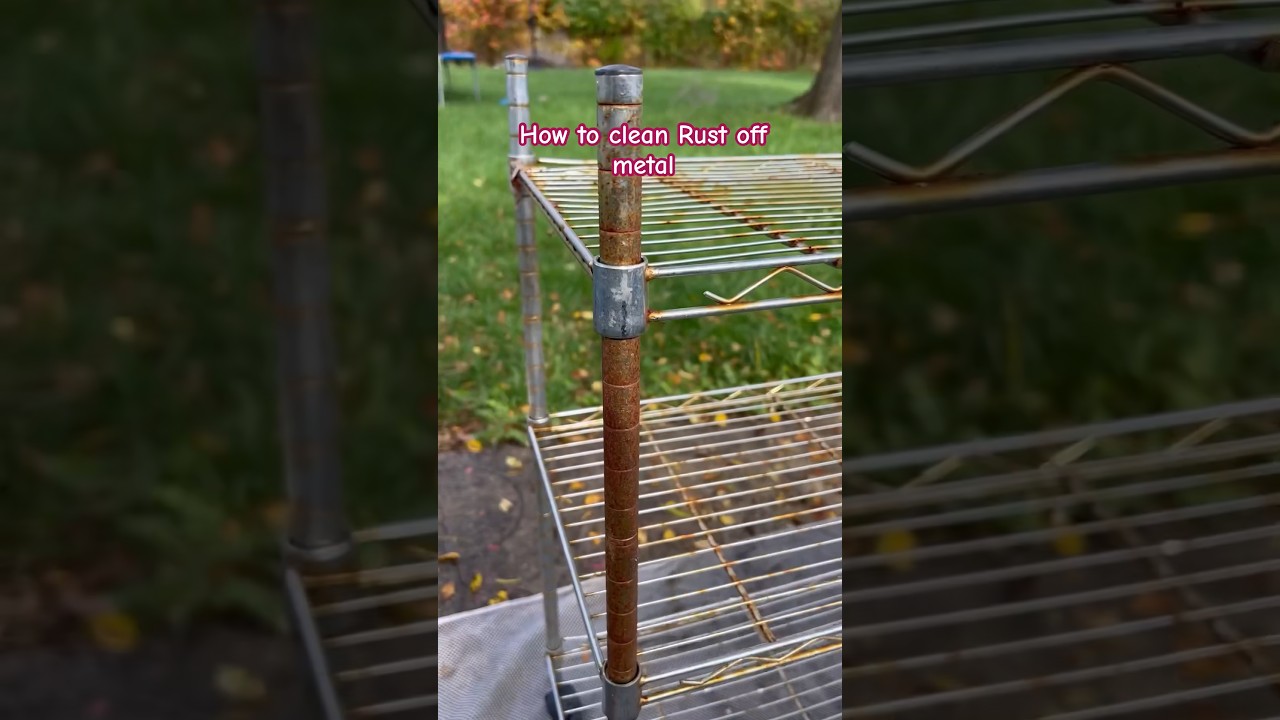 #howto clean rust off metal! #cleaninghacks #diyer #diy #cleaningtips #cleaningroutine #clean