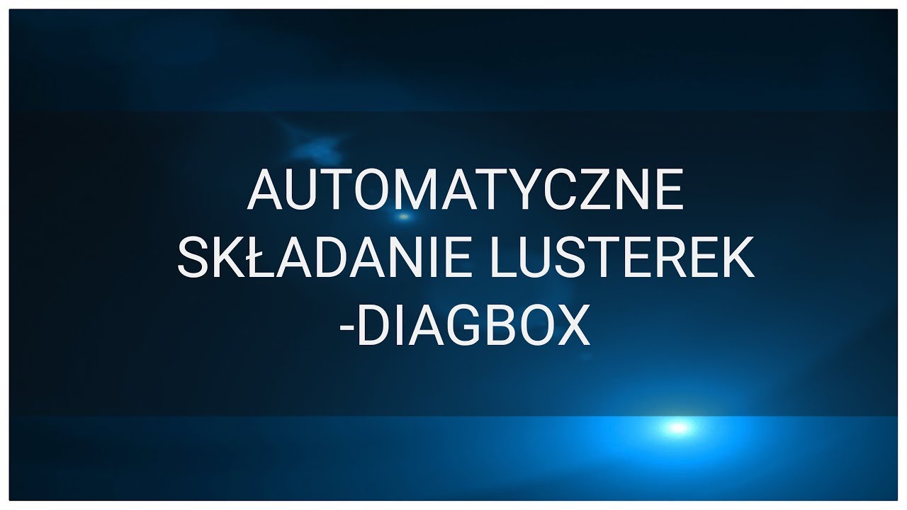 Jak wyłączyć automatycznie składane lusterka boczne